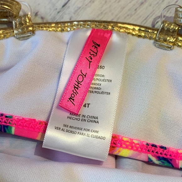 Betsey Johnson Girl's Swimsuit Size 2T - Picture 7 of 11